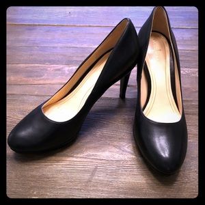 Cole Haan Black Leather Heels